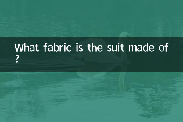 De quel tissu est fait le costume ?