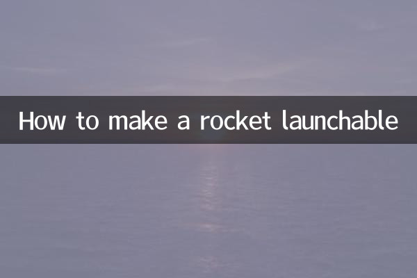 چگونه یک موشک قابل پرتاب بسازیم
