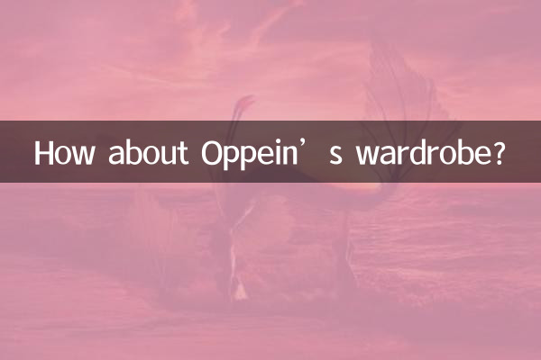 How about Oppein’s wardrobe?