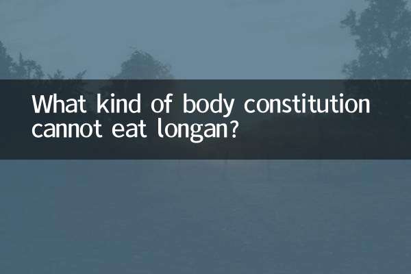 ¿Qué tipo de constitución corporal no puede comer longan?