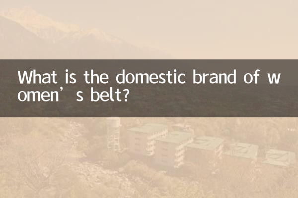 Qual é a marca nacional de cinto feminino?