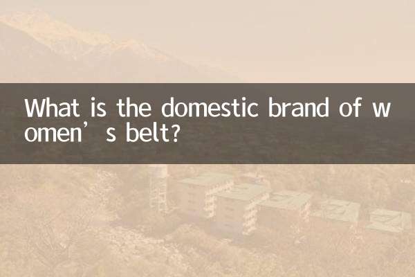 Qual é a marca nacional de cinto feminino?