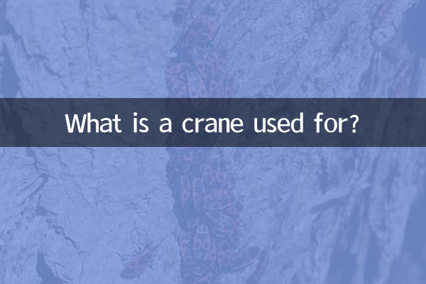 What is a crane used for?
