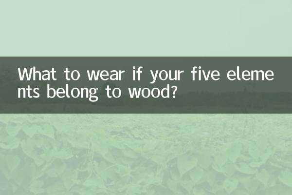 五行属木的适合戴什么