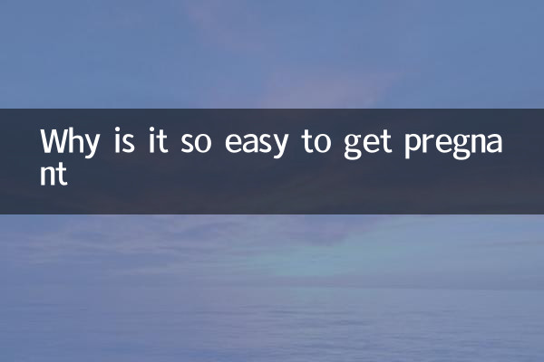 गर्भवती होना इतना आसान क्यों है?