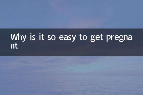 임신이 왜 이렇게 쉬운지