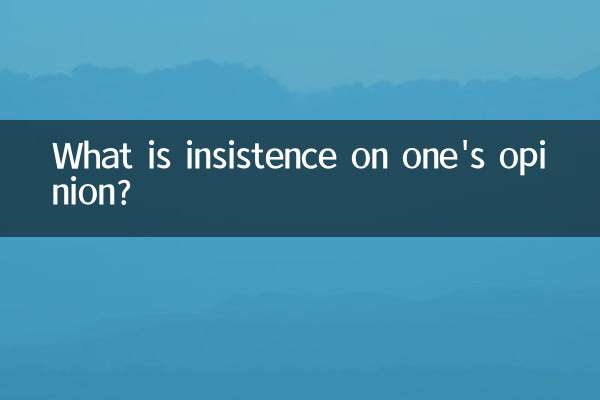 নিজের মতামতের উপর জেদ কি?