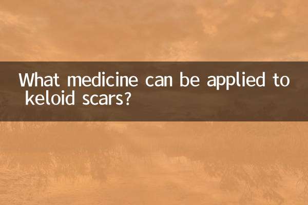 Welche Medikamente können bei Keloidnarben angewendet werden?