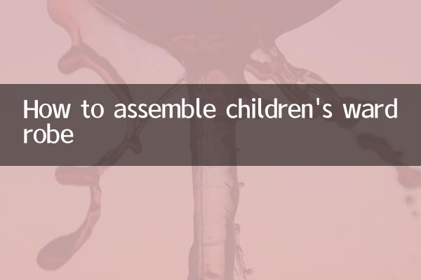 Cómo montar el armario infantil.