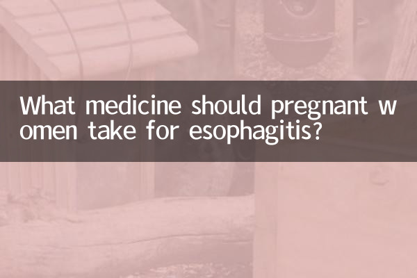 ¿Qué medicamento deben tomar las mujeres embarazadas para la esofagitis?