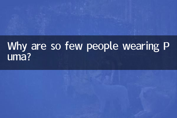 इतने कम लोग प्यूमा क्यों पहनते हैं?