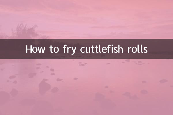 كيف تقلى لفائف الحبار