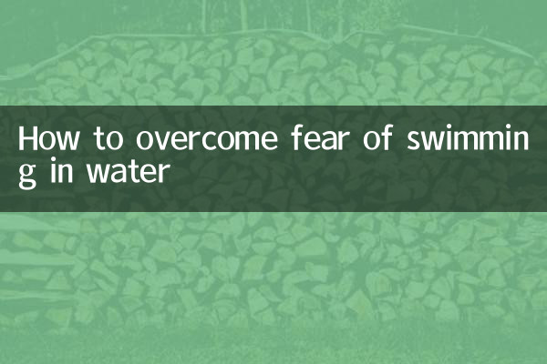 How to overcome fear of swimming in water