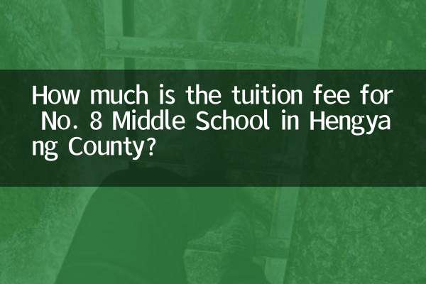 ما هي الرسوم الدراسية للمدرسة المتوسطة رقم 8 في مقاطعة هنغيانغ؟