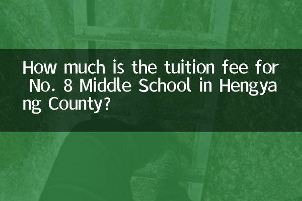 ما هي الرسوم الدراسية للمدرسة المتوسطة رقم 8 في مقاطعة هنغيانغ؟