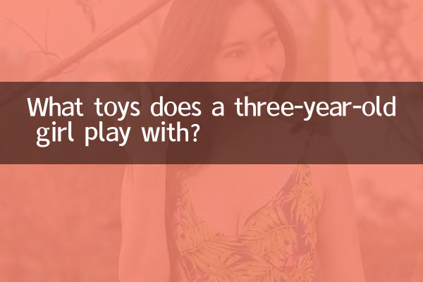 Какими игрушками играет трехлетняя девочка?