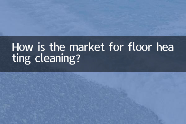 فرش ہیٹنگ کی صفائی کا بازار کیسا ہے؟
