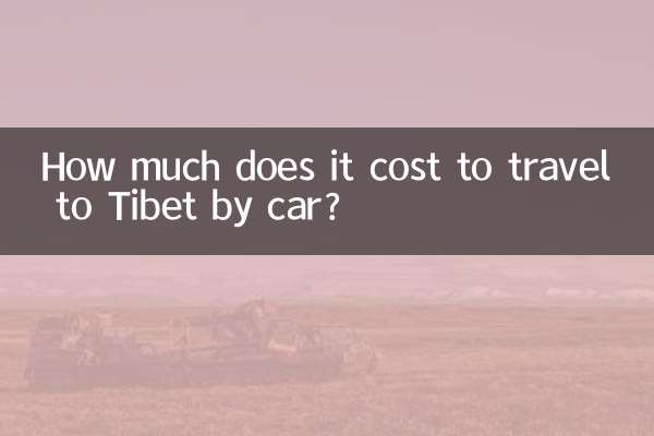 Combien coûte un voyage au Tibet en voiture ?