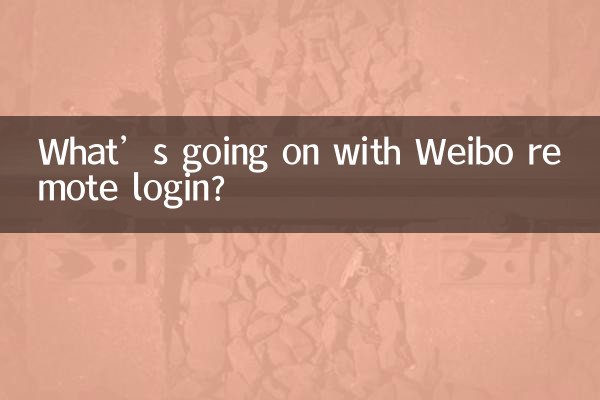 微博異地登錄怎麼回事