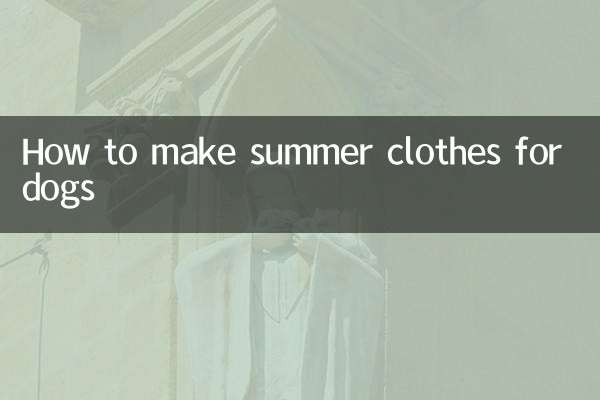 Como fazer roupas de verão para cachorros
