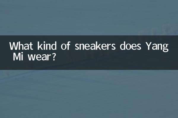 杨幂穿的什么运动鞋