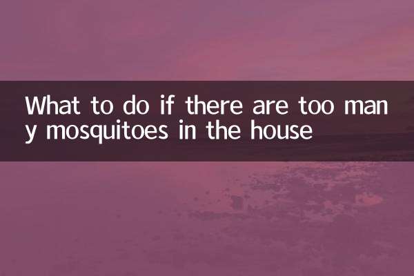 O que fazer se houver muitos mosquitos em casa