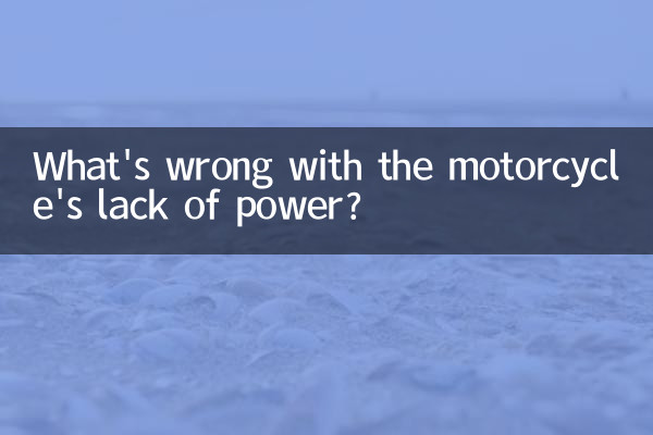 Что не так с недостаточной мощностью мотоцикла?