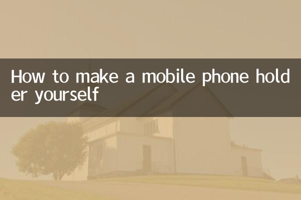 So basteln Sie eine Handyhalterung selbst