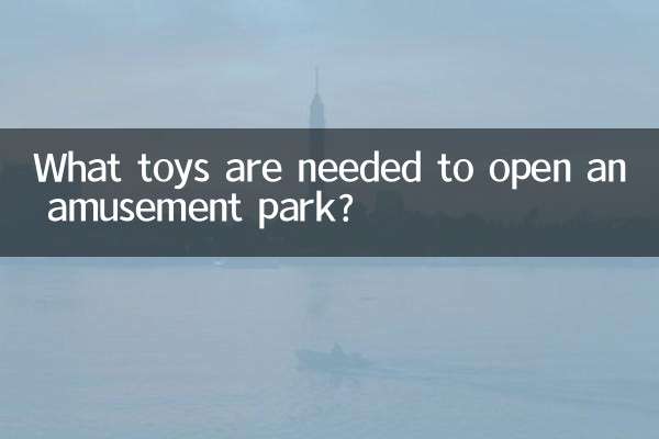Quali giocattoli sono necessari per aprire un parco divertimenti?