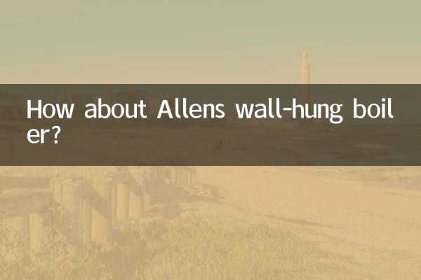 How about Allens wall-hung boiler?