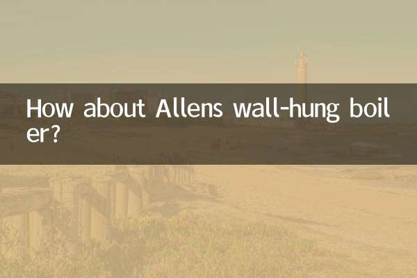 How about Allens wall-hung boiler?