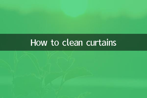 Como limpar cortinas