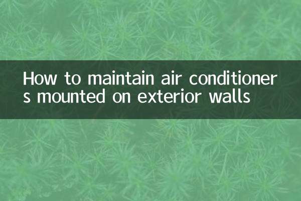 বাইরের দেয়ালে লাগানো এয়ার কন্ডিশনার কীভাবে বজায় রাখা যায়