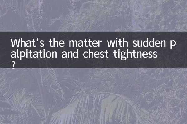 Was ist mit plötzlichem Herzklopfen und Engegefühl in der Brust los?
