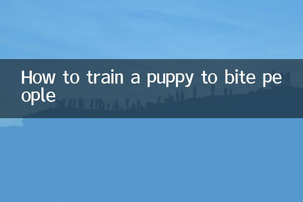 چگونه یک توله سگ را برای گاز گرفتن مردم آموزش دهیم