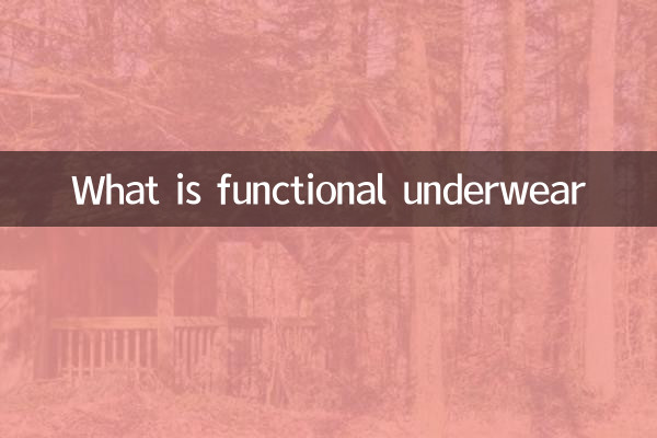فنکشنل انڈرویئر کیا ہے؟