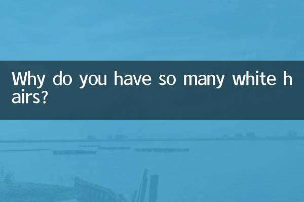 Warum hast du so viele weiße Haare?