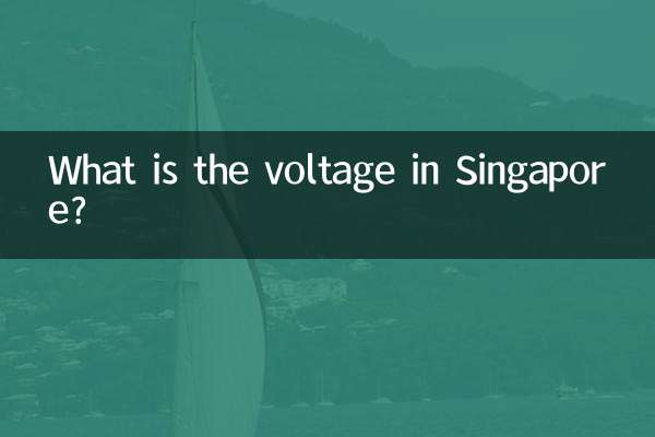 Wie hoch ist die Spannung in Singapur?