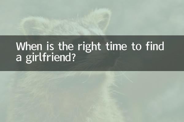 什麼時候找女朋友合適