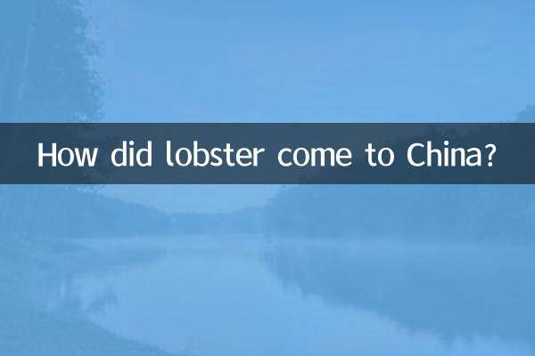 랍스터는 어떻게 중국에 들어왔나요?
