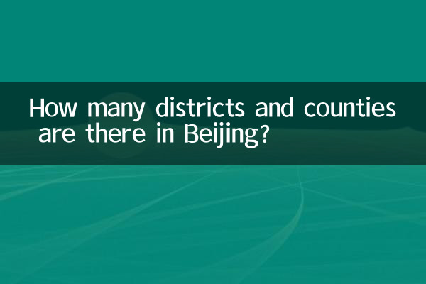 كم عدد المناطق والمقاطعات الموجودة في بكين؟