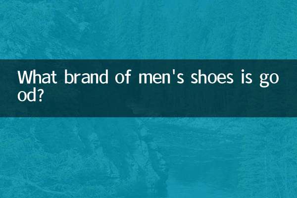 What brand of men's shoes is good?