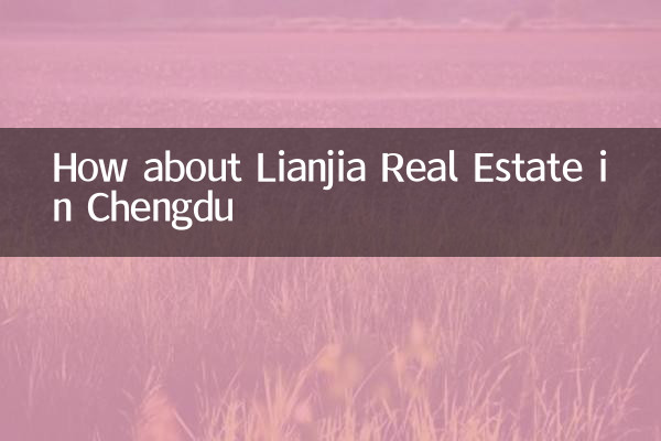 How about Lianjia Real Estate in Chengdu