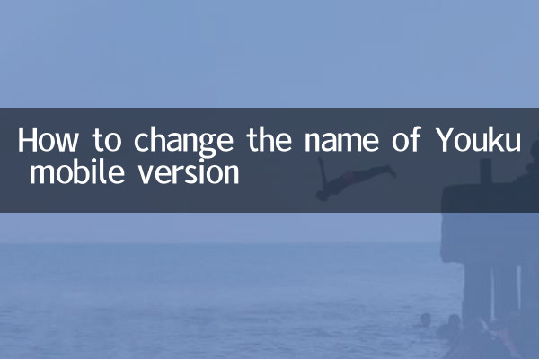 Youku 모바일 버전의 이름을 변경하는 방법