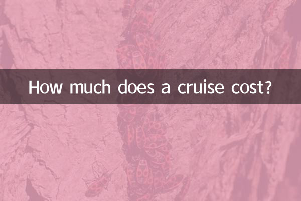 How much does a cruise cost?