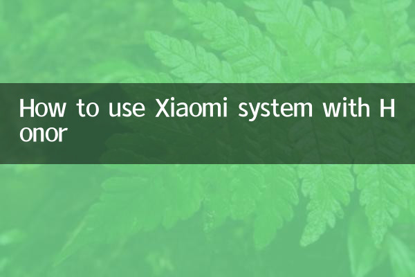 How to use Xiaomi system with Honor