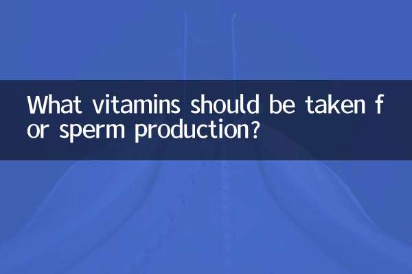 Quali vitamine dovrebbero essere assunte per la produzione di sperma?