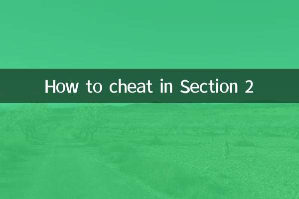 How to cheat in Section 2