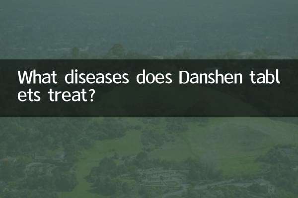 What diseases does Danshen tablets treat?