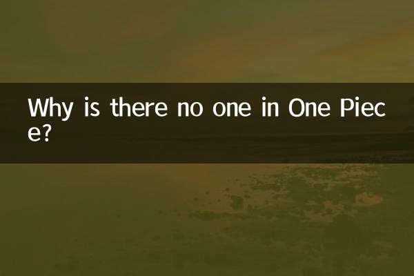 Почему в One Piece никого нет?